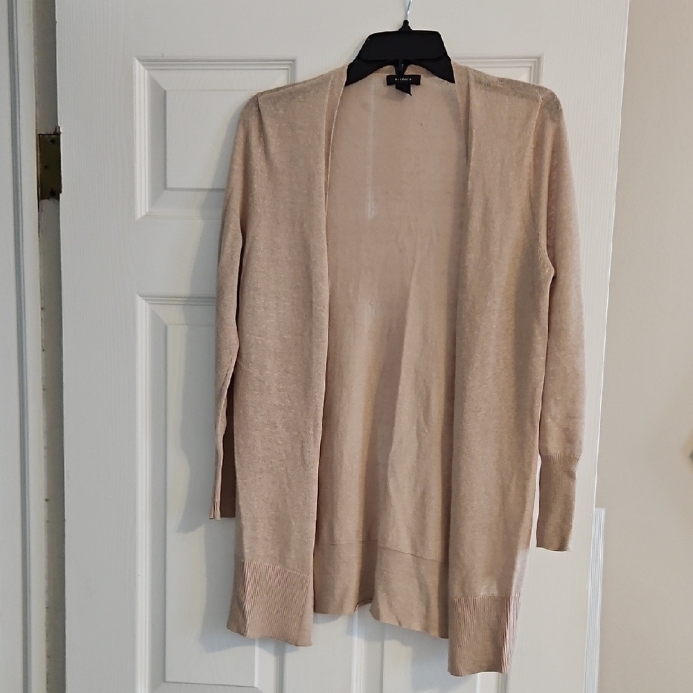Halogen XXSP Beige Cardigan Sweater
